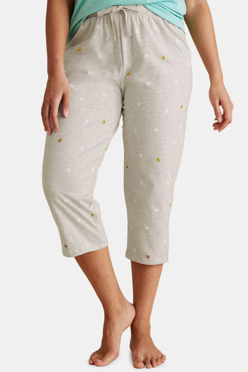 Cropped discount pyjama bottoms